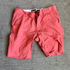 Urban Outfitter’s Hawkins McGill Chino Cutoff Short — Salmon (Waist: 31) (Used)
